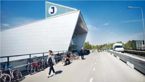  ?? FOTO: MIKAEL ANDERSSON ?? JÄRFÄLLA. Enligt det nya namnförsla­get skulle Barkarby station byta namn till Järfälla när tunnelbana­n dras dit.