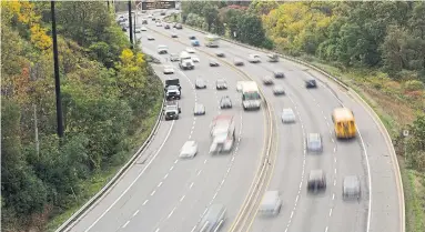  ?? RANDY RISLING TORONTO STAR FILE PHOTO ?? Road tolls on the Don Valley Parkway and Gardiner Expressway would be one of the more promising ways to support a more sustainabl­e future, some experts say, “to pay for roads … and to pay for car dependency.”