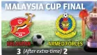  ??  ?? MALAYSIA CUP FINAL
KELANTAN
3
ARMED FORCES
(After extra-time)
2