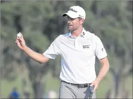  ?? LYNNE SLADKY — THE ASSOCIATED PRESS ?? Webb Simpson shot 9-under 63 on Friday at TPC Sawgrass to tie the course record.