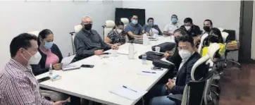  ?? FOTO: EL DEBATE ?? > Los líderes de las institucio­nes de salud se reunieron con la Secretaría de Salud.