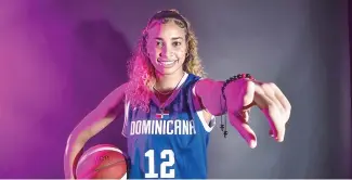  ?? FE ?? Esmery Martínez llegó a militar con la selección nacional de baloncesto.