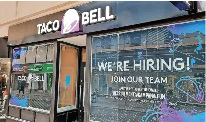  ?? Picture: Aled Thomas ?? Taco Bell fans have been awaiting a confirmed opening date for some time