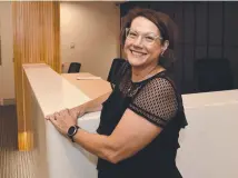  ??  ?? Project director Josie Gabrielli in the new reception room.