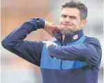  ??  ?? Lancashire’s James Anderson