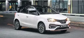  ??  ?? BRAND VALUE: A used Toyota Etios retains on average 70.55% of its value