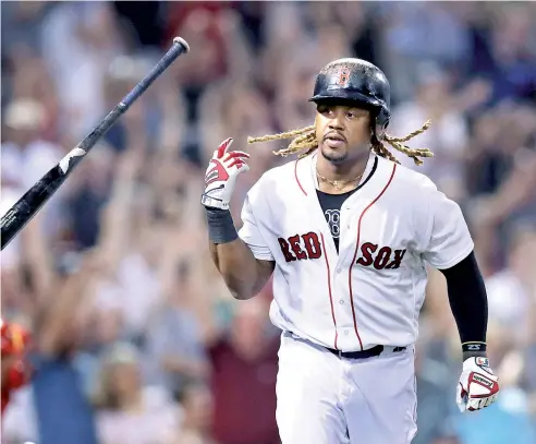  ?? AP ?? Hanley Ramírez espera rendirle más a Boston en el tramo final de la campaña regular de las Mayores.