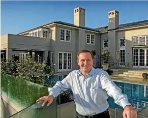  ?? GEOFF DALE/STUFF ?? Sir John Key photograph­ed at his St Stephens Ave home in 2004.