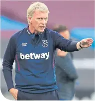  ??  ?? Hammers boss David Moyes