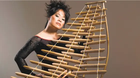  ?? Asian Art Museum ?? VânÁnh Võ will perform with taiko drummer Jimi Nakagawa in a “musical conversati­on” presented by the Asian Art Museum.
