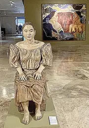  ??  ?? At the Metropolit­an Museum of Manila is “Shutter/Screen, Window/Veil: Gendered Bodies in Southeast Asia,” featuring works by leading female artists in Southeast Asia such as Julie Lluch Dalena.