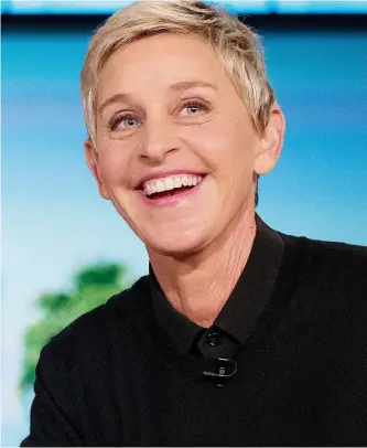  ?? ANDREW HARNIK/THE ASSOCIATED PRESS ?? Twenty years ago, Ellen DeGeneres made history as the first prime-time lead on network television to come out, capturing the hearts of supporters amid hate mail, death threats and, ultimately, dark times on-set and off-set.