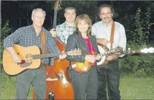  ?? SUBMITTED PHOTO ?? Eddy Poirier, Bryan Poirier, Janet McGarry, Serge Bernard are set to provide a lively evening of Bluegrass music at Souris Live’s Centre Stage, 14 Hebrew Ave, Souris on Sunday July 5 at 7:30 pm.