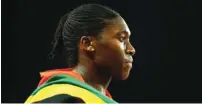  ??  ?? Caster Semenya of South Africa