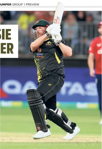  ?? GETTY IMAGES ?? Forging ahead: The Australian team appeared slightly frazzled last year heading into the T20 World Cup and therefore surprised onlookers by winning the title. It has since enjoyed success in T20IS and heads into the World Cup at home as one of the favourites.