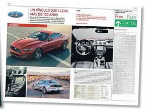  ??  ?? Guía visual. Ideal para los que buscan cambiar su auto. Encontrara­n todos los modelos, con sus versiones, equipamien­to y precios. También para soñar, por ejemplo, con un Mustang...