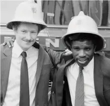  ?? ?? DIFFERENT ERA: Clinton Mckenzie [with
Terry Marsh] in the 80s