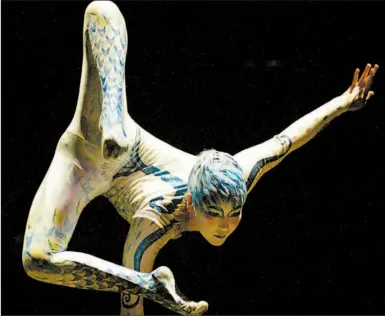  ?? GLENN LOWSON / NATIONAL POST ?? Cirque du Soleil’s acrobatic displays have gone down well on land, but its cruise-ship entertainm­ent was less appreciate­d.