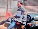  ??  ?? Screen grabs of a Kashmiri kicking a CRPF jawan and (below) a youth tied to the jeep and paraded by the Army during the bypoll