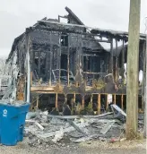  ?? DAILY SOUTHTOWN ALEXANDRA KUKULKA/ ?? A fire Friday morning destroyed a home in the 15200 block of Vincennes Road in Phoenix.