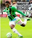  ??  ?? Mohammed Abdulrahma­n i Gais 2013.