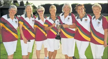  ?? ?? Canterbury Ladies’ Dover League team have a 100% record with eight wins from eight
Civil Service Bowling Club on Thursday, September 9, each club winning two rinks apiece, as they lost 70-61 overall.
Rinks: Maggie Porter, Linda Lane, Jo Bridges 23-8; Daphne Ellinor, M Amura, Penny Smith 19-12; Rosemary Field, Janette Crawford, Patricia Vaz 14-22; Chris Murphy, Irene Fairall, Sylvia Hender 5-28.