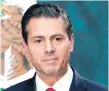  ??  ?? ENRIQUE PEÑA NIETO Presidente de México