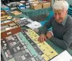  ??  ?? Philatelic dealer Warwick Jost