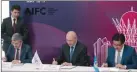  ??  ?? HBKU, Al-Farabi Kazakh National University and Astana Internatio­nal Financial Centre signed an MoU on the sidelines of the Astana Economic Forum on May 17.