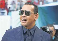  ??  ?? Alex Rodriguez is joining a bid to purchase the NBA’s Timberwolv­es. MARK J. REBILAS/ USA TODAY SPORTS