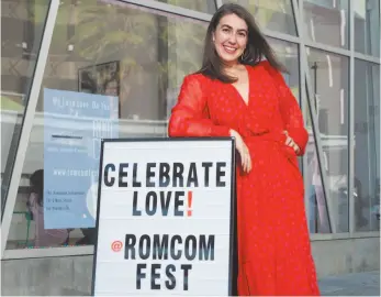  ?? THE WASHINGTON POST BY AMANDA LOPEZ ?? Miraya Berke is the creator of Rom Com Fest, which is a three-day event to celebrate love through film screenings, panel discussion­s and a comedy show.