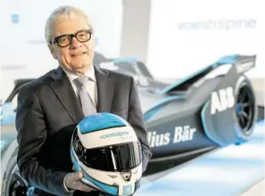  ?? BILD: SN/GEPA ?? Konzernche­f Wolfgang Eder führt die voestalpin­e in den internatio­nalen Motorsport.