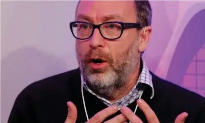  ?? Photograph: Arnd Wiegmann/Reuters ?? Jimmy Wales said: ‘One of the solutions that these companies should be looking at is how do we put more decision-making power into the hands of the thoughtful people in our community.’