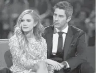  ?? Paul Hebert, ABC ?? Lauren Burnham and Arie Luyendyk Jr. on “The Bachelor: After the Final Rose.”