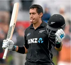  ?? GETTY IMAGES ?? Ross Taylor hopes the runs keep flowing in Dunedin today with University Oval one of his most successful venues.