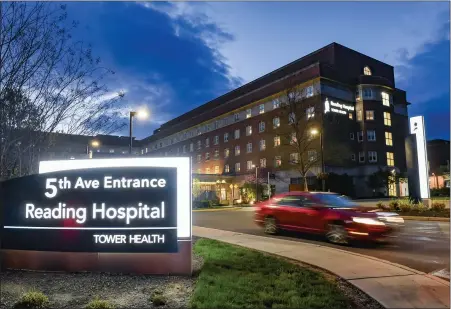  ?? SUBMITTED PHOTO ?? Tower Health has been denied a property tax exemption for three Chester County hospitals.