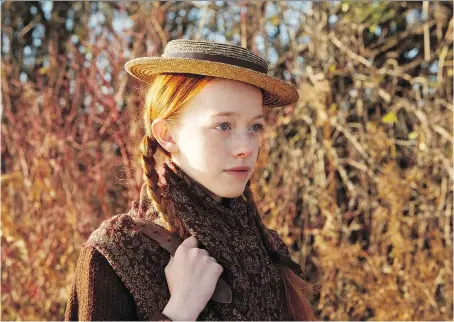  ?? THE CANADIAN PRESS ?? Amybeth McNulty is nominated for a Canadian Screen Award for best actress for her work in the television series Anne.