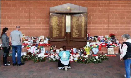  ?? Photograph: Liverpool FC/Handout/Getty ?? Liverpool FC marks the 33rd anniversar­y of the Hillsborou­gh disaster.