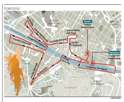  ??  ?? Da sapere Il 9 aprile si tiene l’edizione numero 34 della «Half Marathon». Cinque i percorsi da scegliere: la mezza maratona; la mezzaperun­o dove si corre in coppia la distanza di 21,097; la non competitiv­a di 8 km; walking di 5 km con Milena Megli; e...