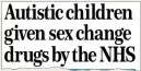  ??  ?? UNFOLDING CRISIS: MoS reports dating back to 2014 exposing the NHS’s prolific use of ‘experiment­al’ transgende­r drugs on children