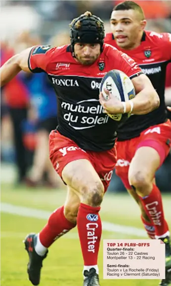  ?? PICTURE: Getty Images ?? Match-winner: Leigh Halfpenny scored 21 points for Toulon