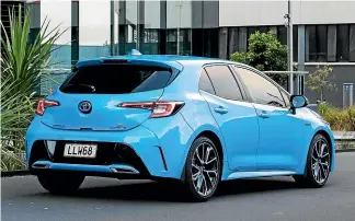  ??  ?? Toyota has added a second hybrid model to the new range – in range-topping ZR specificat­ion.