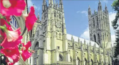  ?? Picture: Canterbury Cathedral ?? Visit Canterbury Cathedral Precincts to see some creative art displays