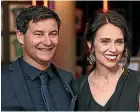  ??  ?? Prime Minister Jacinda Ardern and partner Clarke Gayford.