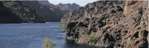  ?? AP FILE PHOTO ?? The Colorado River near Willow Beach, Ariz. In a first-of-its-kind federal lawsuit, a Denver lawyer and a far-left environmen­tal group are asking a judge to recognize the Colorado River as a person.