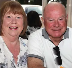  ??  ?? Pauline and Raymond Greene from Boyle O’Reilly Terrace supporting the Hospice coffee morning.