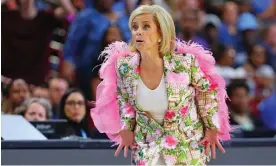  ?? Photograph: Kevin C Cox/Getty Images ?? LSU women’s basketball coach Kim Mulkey has won national championsh­ips both as a coach and as a player.