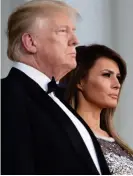  ??  ?? Tweets: US president Donald Trump and his wife Melania