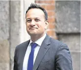  ?? PHOTO: COLLINS ?? Beefed-up: Tánaiste Leo Varadkar has been provided with protocol assistance twice in the five weeks since he took up his new role