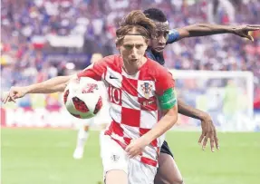  ??  ?? Luka Modric fue reconocido como el mejor jugador del certamen.